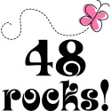 48th Birthday 48 Rocks Gift